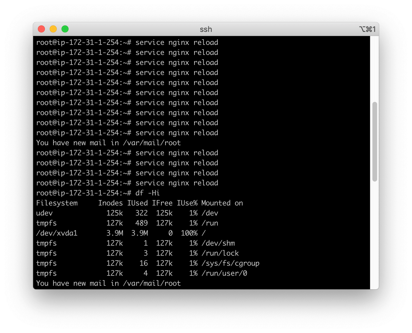October 2019 – shifted